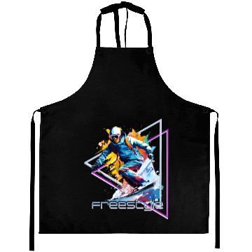 Discover Retro Freestyle Skiing Aprons