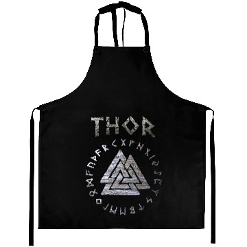 Discover Thor Mjolnir Valknut Vikings Runes Aprons