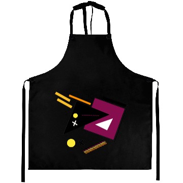Discover Geometric Shapes Simple Colorful circle triangel Aprons
