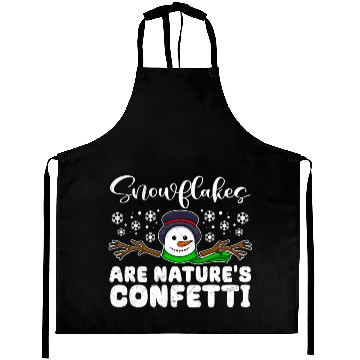 Discover Snowman Snowflakes are Natures Confetti Aprons