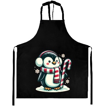 Discover Penguin Christmas Animals Cute Penguins Aprons