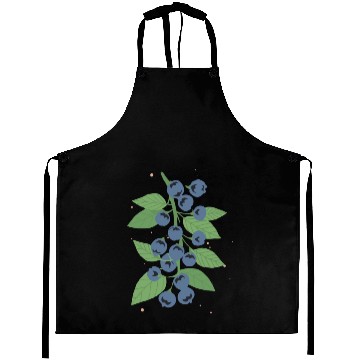 Discover Blueberries On Branch Aprons