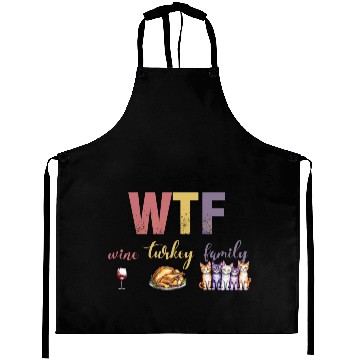 Discover WTF Thanksgiving Funny Aprons