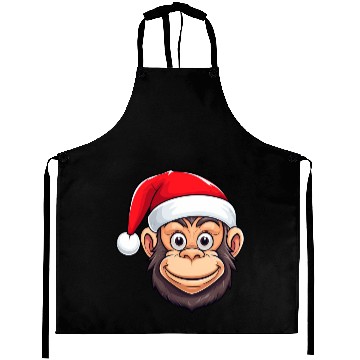 Discover Christmas monkey Aprons