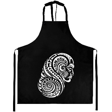 Discover Authentic Maori Tattoo Artistry in white Aprons