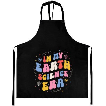 Discover Earth Science Student Groovy Vintage Aprons