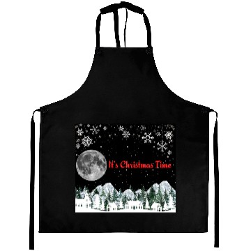 Discover It s Christmas Time 3 3 black Aprons