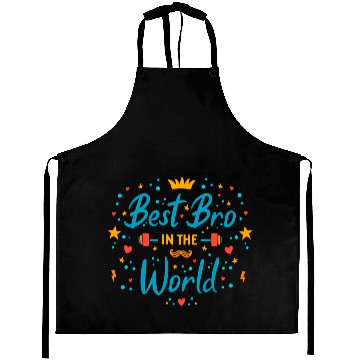 Discover Best Brother in the World Aprons