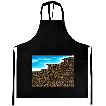 Discover Faithful Steps in Sand Jesus Aprons