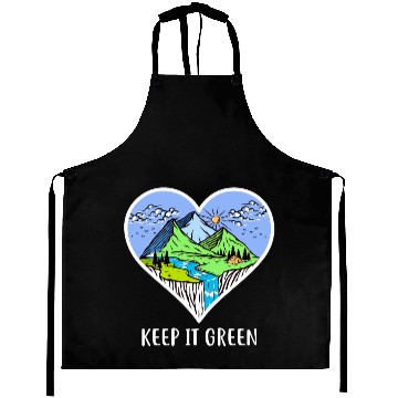 Discover Environment keep it green Aprons