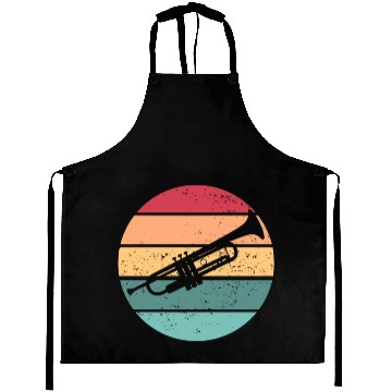 Discover Trumpet Sunset Trumpet Player School Band Trumpet Aprons