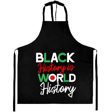 Discover Black History is World History Aprons
