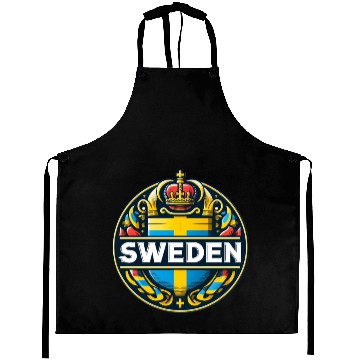 Discover Sweden logo Aprons