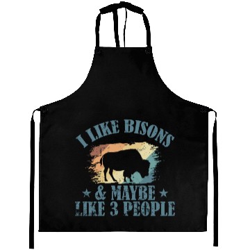 Discover I Like Bisons and Maybe Like 3 People Aprons