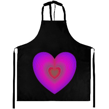 Discover Purple Heart Beating Aprons