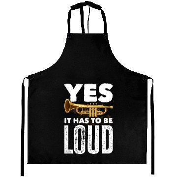 Discover Funny Trumpet Player Gift Aprons