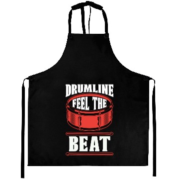 Discover Drumline Feel The Beat Drum Player Marching Band Aprons