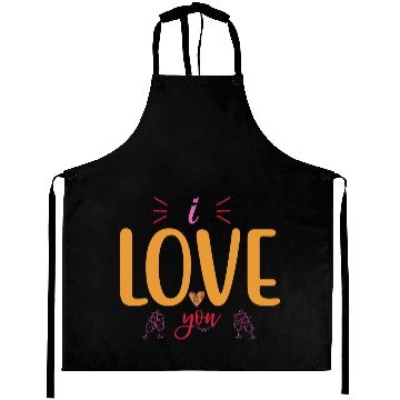 Discover Love You Aprons