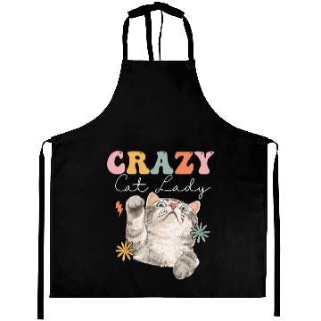 Discover Groovy Cat Lover Aprons