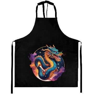 Discover traditional Chinese dragon Aprons