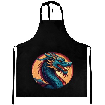 Discover traditional Chinese dragon Aprons