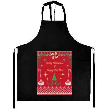 Discover Christmas tree ugly christmas sweater Aprons