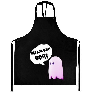 Discover Boo Halloween Aprons