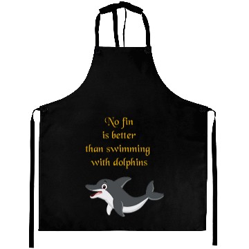 Discover Embrace the Waves with Dolphins Aprons