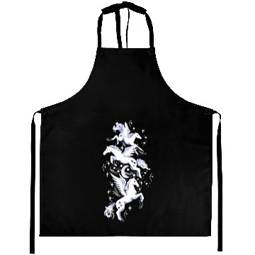 Discover Pretty Purple Punk Pegasi Aprons