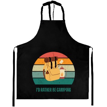 Discover Camping Lover Camping Life Aprons