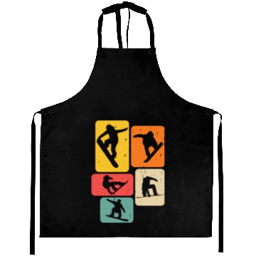 Discover Snowboarding Gift For Snowboarders Aprons