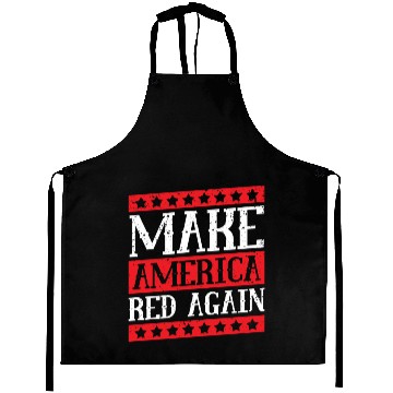 Discover Make America Red Again American Flag Voter Vote Aprons