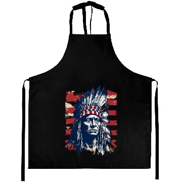 Discover Indian Native American Chief Feather Headdress Aprons