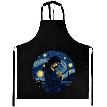 Discover Breastfeeding Starry Night Aprons Motherhood