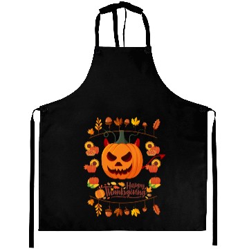 Discover happy fall break images,happy thanksgiving Aprons