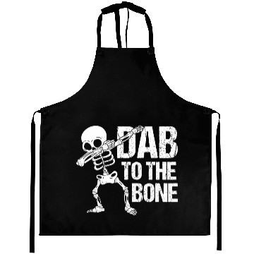 Discover Dab To The Bone Dancing Skeleton Halloween Aprons