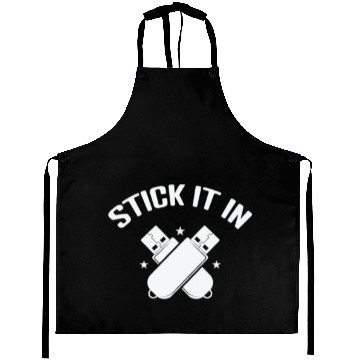 Discover Stick it in USB Stick Retro Memory Module Aprons
