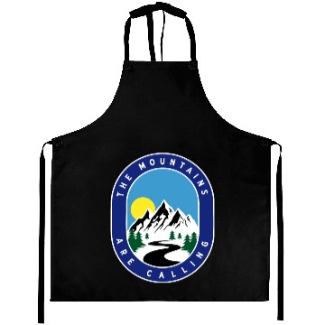 Discover Mountains Are Calling - Nature-Inspired Apparel Aprons