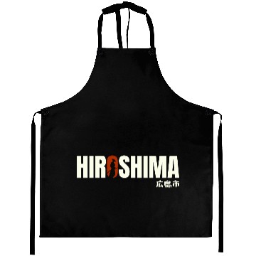 Discover Hiroshima Typography Aprons - Urban Statement