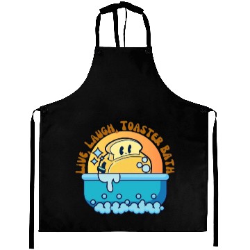 Discover Live Laugh Toaster Bath Aprons