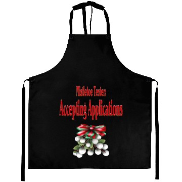 Discover Mistletoe Tester Aprons