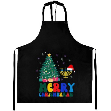 Discover Happy Chrismukkah Aprons