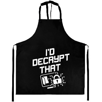 Discover I'd Decrypt That Funny Cyber Security Software Aprons