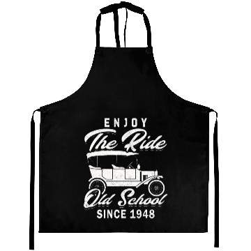 Discover Oldtimer 1948 vintage birthday present Aprons