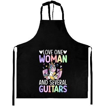 Discover Guitarist Female Guitar Player Aprons