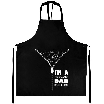 Discover I`m a Programmer Dad Nothing Scares Me Aprons