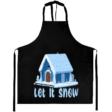 Discover Let It Snow Winter Aprons