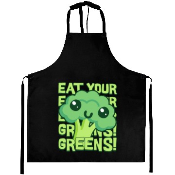 Discover Eat Your Greens! Kawaii Broccoli Aprons