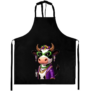 Discover Mardi Gras celebrating cow Aprons