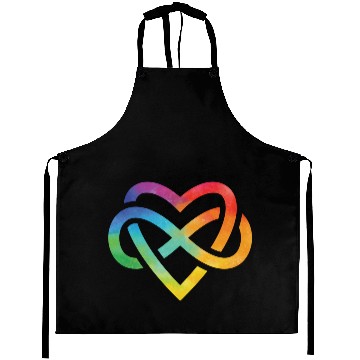 Discover Forever Loved Rainbow Pride Infinite Symbol Aprons